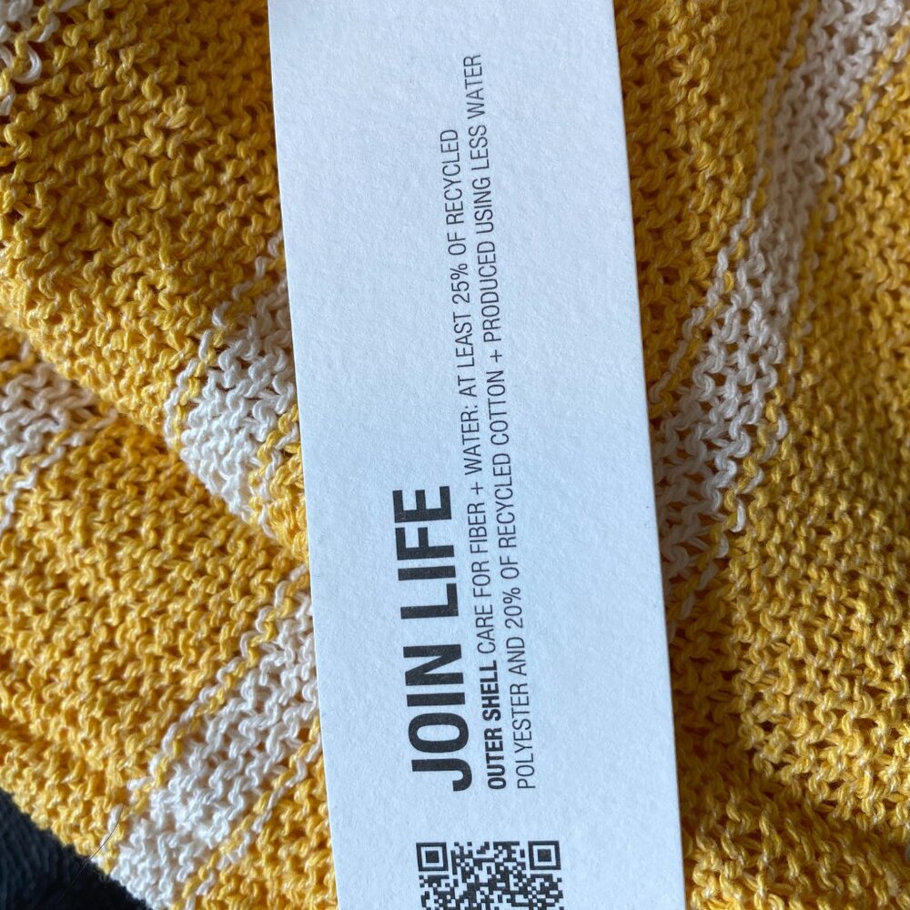 #47 - Zara yellow and white 2 piece lounge wear set with tags - Picture 12 of 12